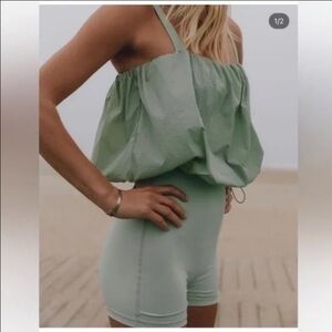 Daily Drills Green Athletic Shorts